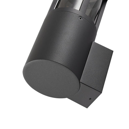 Deko-Light Facado 2 Round getönt, 1x max 20 W, Dunkelgrau