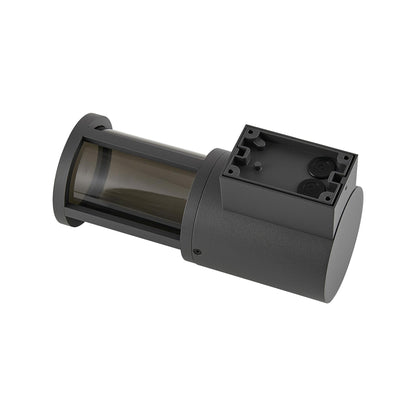 Deko-Light Facado 2 Round getönt, 1x max 20 W, Dunkelgrau