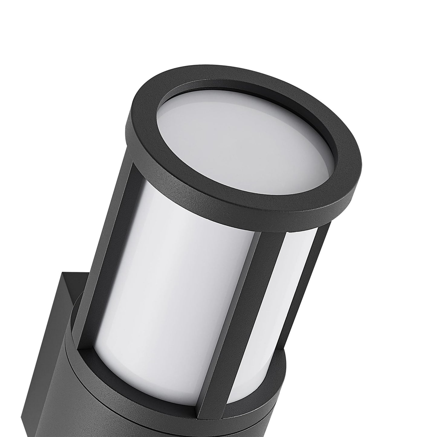 Deko-Light Facado 2 Round opal, 1x max 20 W, Dunkelgrau