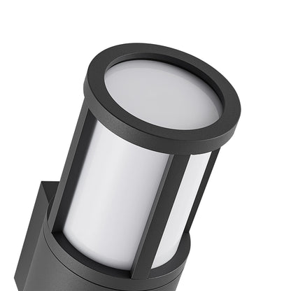 Deko-Light Facado 2 Round opal, 1x max 20 W, Dunkelgrau