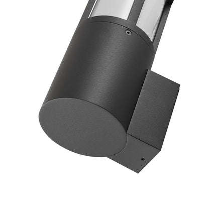 Deko-Light Facado 2 Round opal, 1x max 20 W, Dunkelgrau