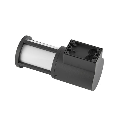 Deko-Light Facado 2 Round opal, 1x max 20 W, Dunkelgrau