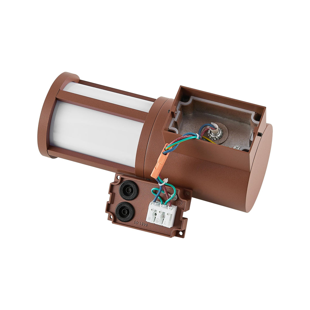 Deko-Light Facado 2 Round opal, 1x max 20 W, Rost