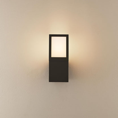 Deko-Light Facado 2 Square opal, 1x max 20 W, Dunkelgrau