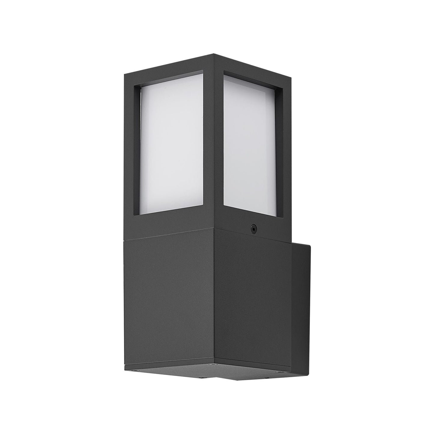 Deko-Light Facado 2 Square opal, 1x max 20 W, Dunkelgrau