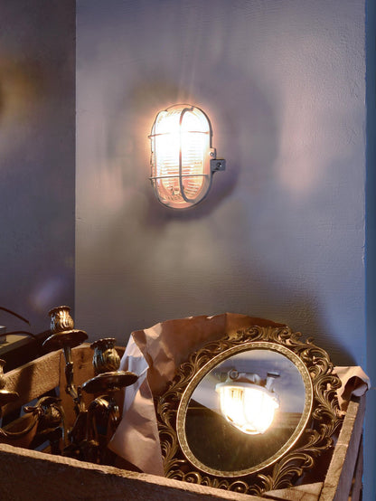 Deko-Light Sotano Retro, oval, 1x max. 60 W E27, Grau