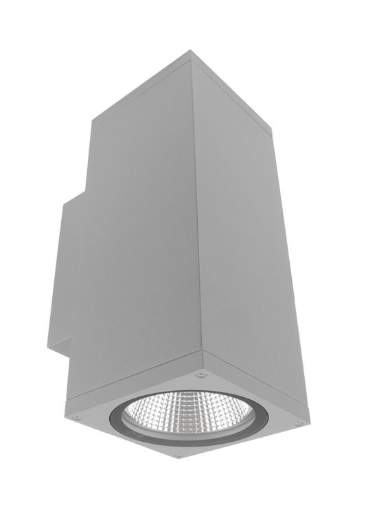 Deko-Light ShoreLine Pro Square Up+Down, 21 W, DIM, 3000/4000 K, Hellgrau