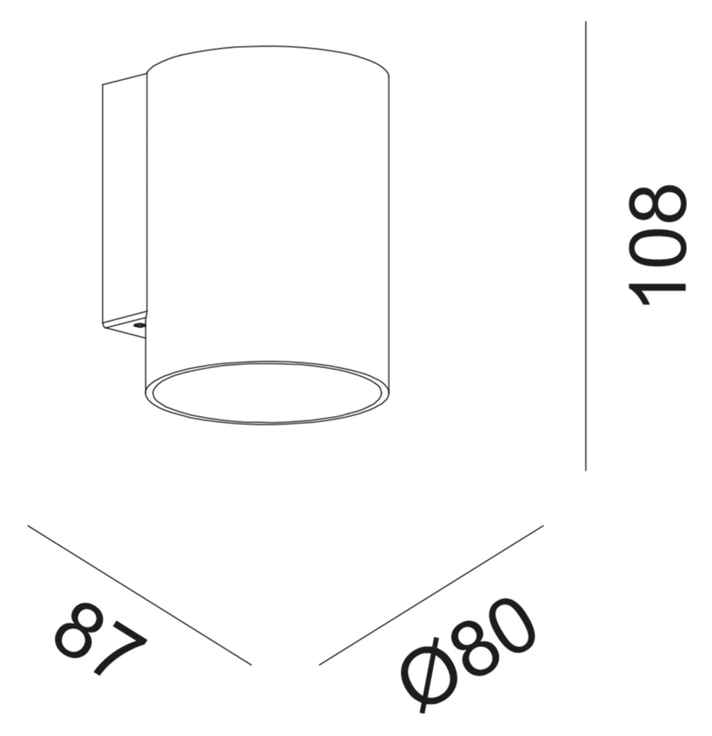 Deko-Light Can IP65, 1x 7,5 W GU10, Weiß