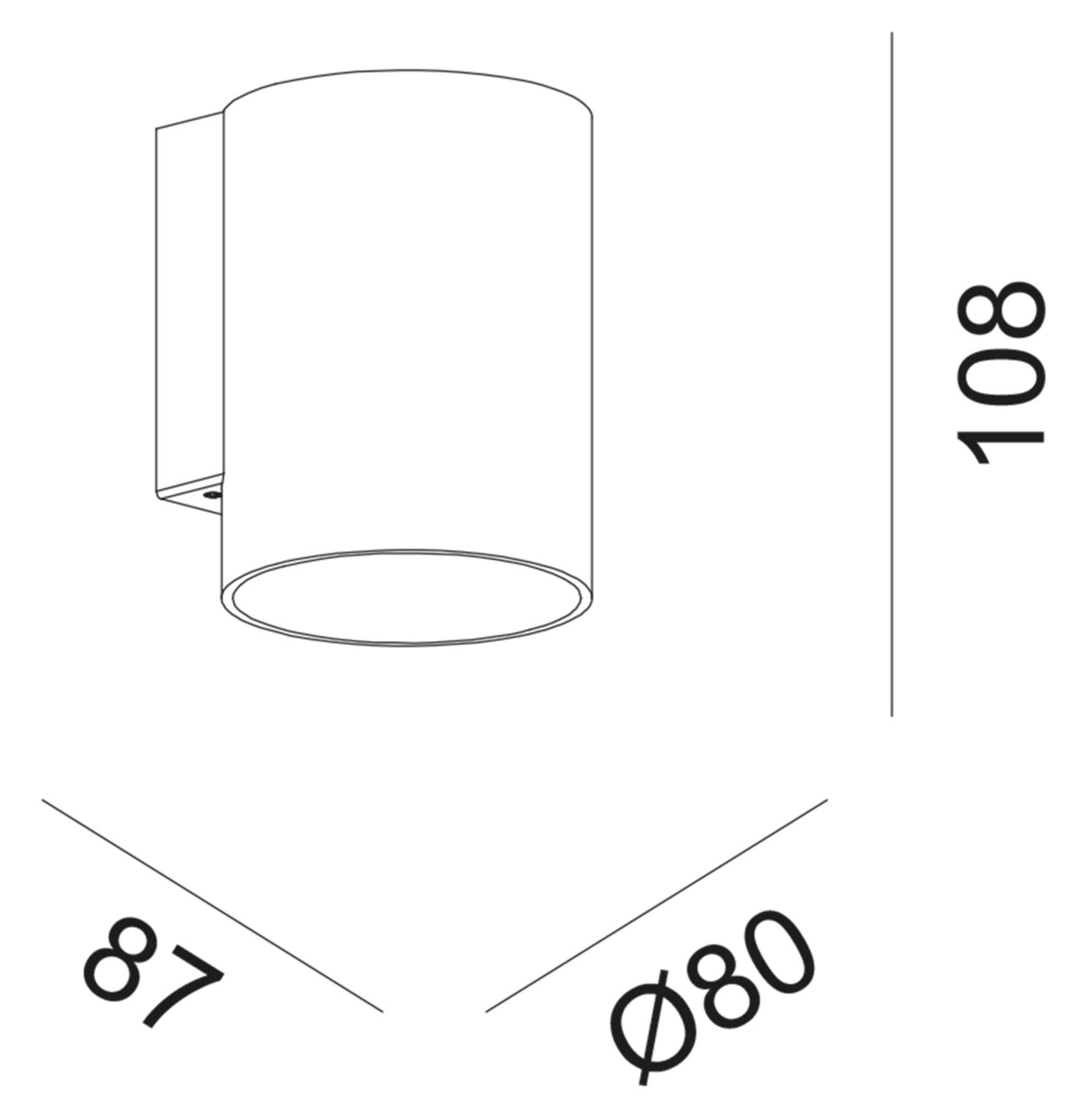 Deko-Light Can IP65, 1x 7,5 W GU10, Weiß