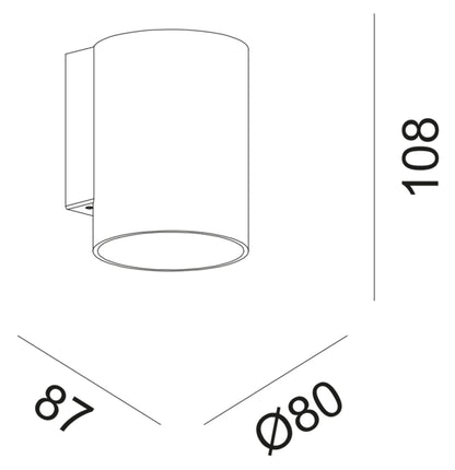 Deko-Light Can IP65, 1x 7,5 W GU10, Schwarz