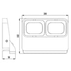 Deko-Light Flood Flex II 13,2W anthrazit