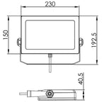 DEKO-LIGHT 732030 FLOOD SMD I 33W 830 2600lm sw. 732030