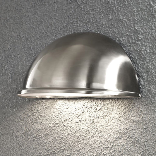 Konstsmide Wandleuchte Torino Edelstahl, gefrostetes Acrylglas