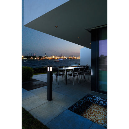 Stehleuchte Facado A Anthrazit LED Aluminium 100cm E27 Außenleuchte Garten IP54
