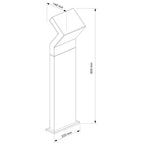 Deko-Light Taygeta 600 18W dunkelgrau