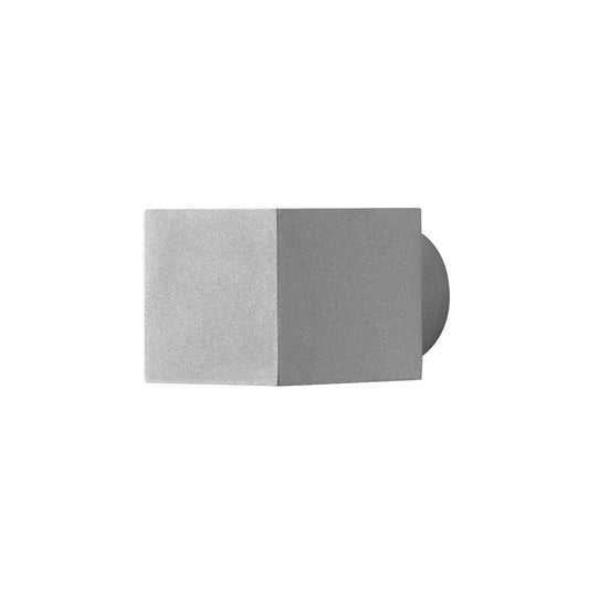 Konstsmide Halogenspot Modena silbergrau, quadrat, klares Glas
