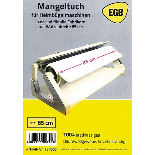 Bügeltuch 65 breit natur