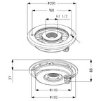 Deko-Light Wave II CW 29,9W silberfarben