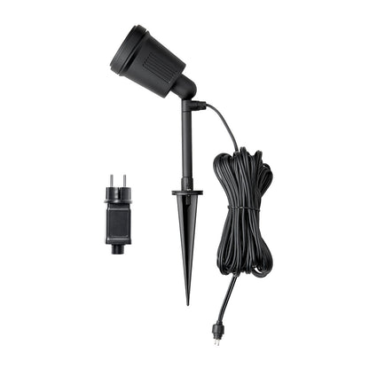 Konstsmide High Power LED Erdspießleuchte 1flg. schwarz lackiertes Aluminium, Kunststoff