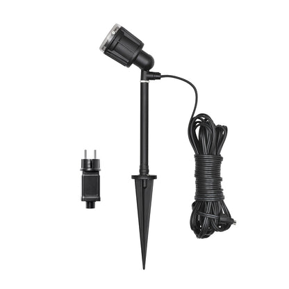 Konstsmide High Power LED Erdspießleuchte 1flg. schwarz lackiertes Aluminium, Kunststoff