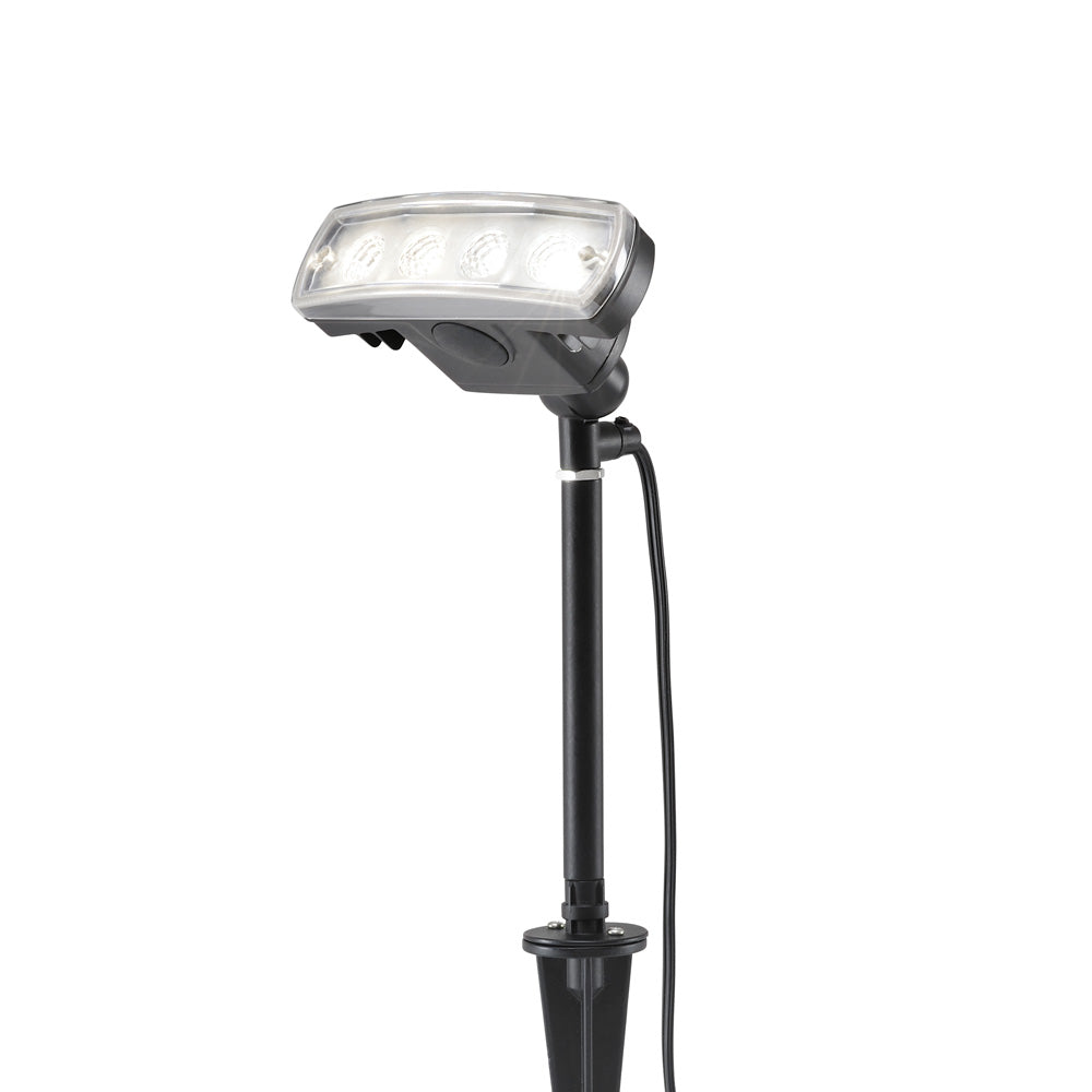 Konstsmide High Power LED Erdspießleuchte 1flg. schwarz lackiertes Aluminium, Kunststoff
