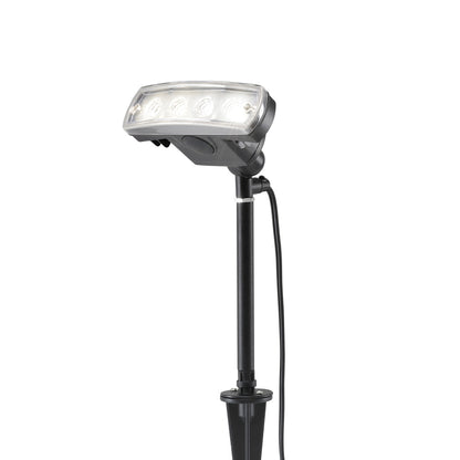 Konstsmide High Power LED Erdspießleuchte 1flg. schwarz lackiertes Aluminium, Kunststoff