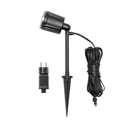 Konstsmide  High Power LED Erdspießleuchte 1flg. schwarz lackiertes Aluminium, Kunststoff