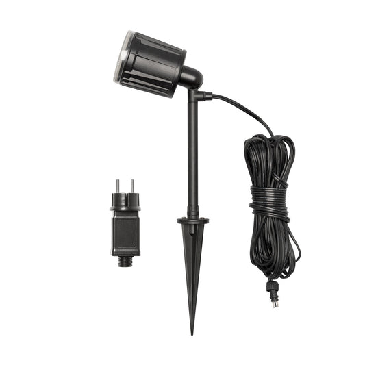 Konstsmide  High Power LED Erdspießleuchte 1flg. schwarz lackiertes Aluminium, Kunststoff