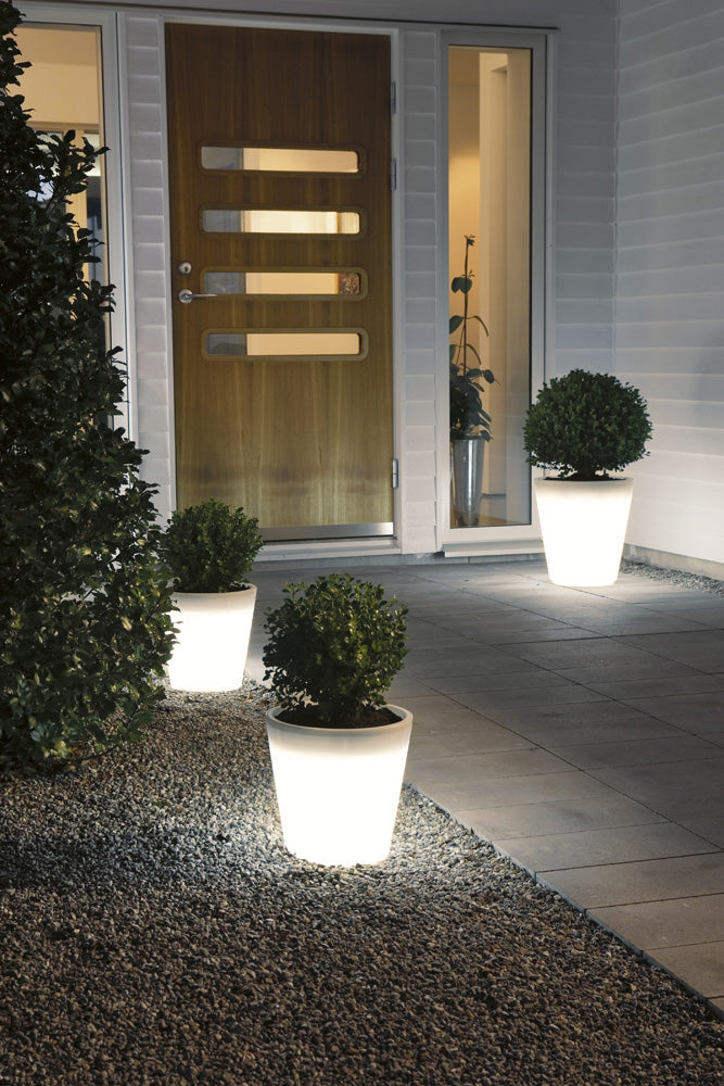 Konstsmide LED Blumenpflanzentopf Assisi klein, LED, 12V