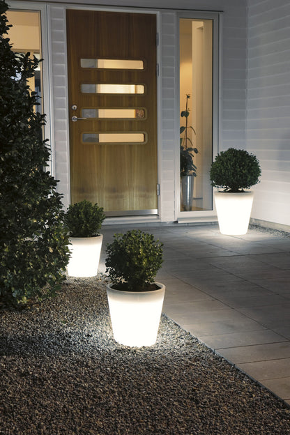 Konstsmide LED Blumenpflanzentopf Assisi klein, LED, 12V