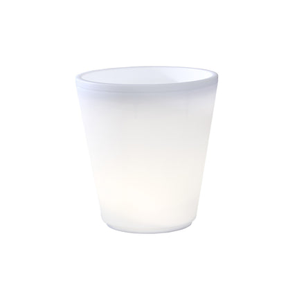 Konstsmide LED Blumenpflanzentopf Assisi groß, weiße LED, 12V
