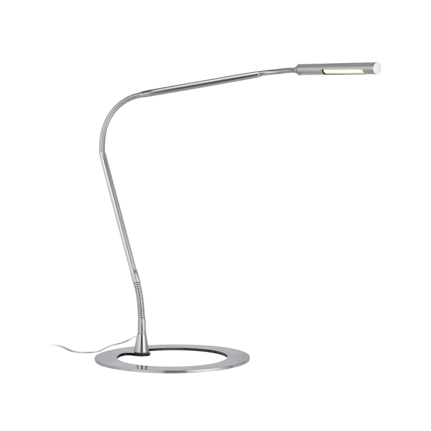 Paulmann Tischleuchte Plaza 3W LED 350mA Eisen gebürstet 230/12V Metall