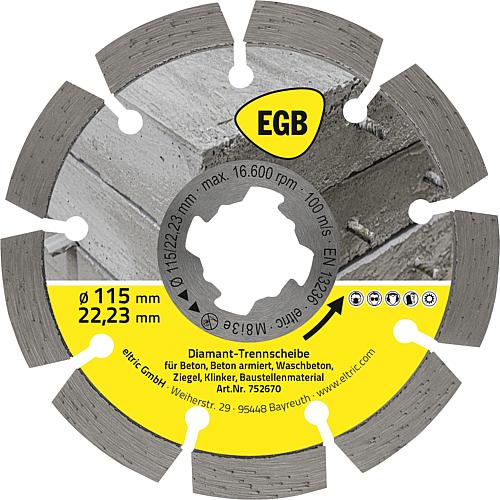 EGB Diamant-Trennscheibe 115mm X-Lock Beton 96100