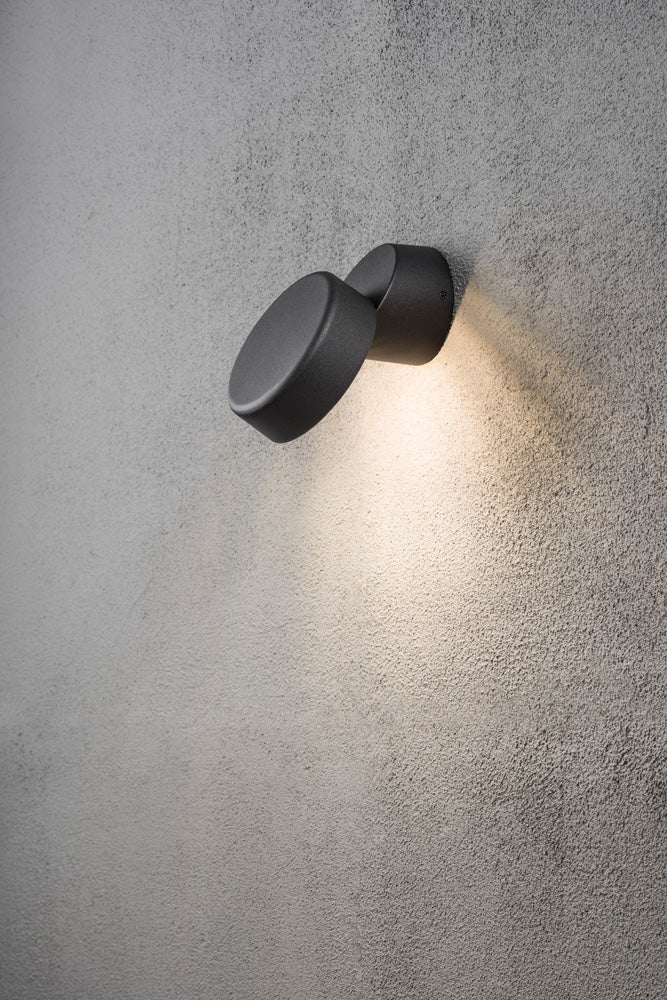 Konstsmide Vicenza Wandleuchte lackiertes Aluminium schwarz LED 4W
