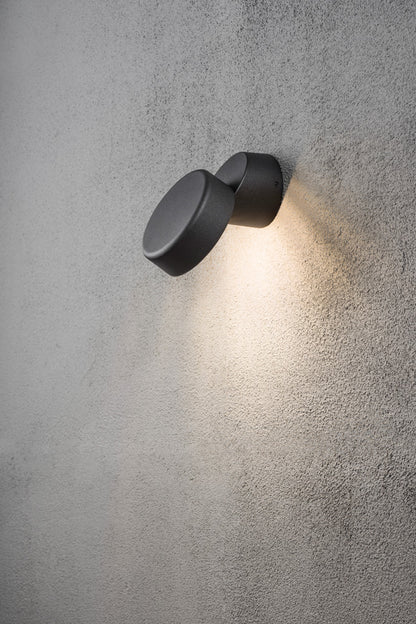 Konstsmide Vicenza Wandleuchte lackiertes Aluminium schwarz LED 4W