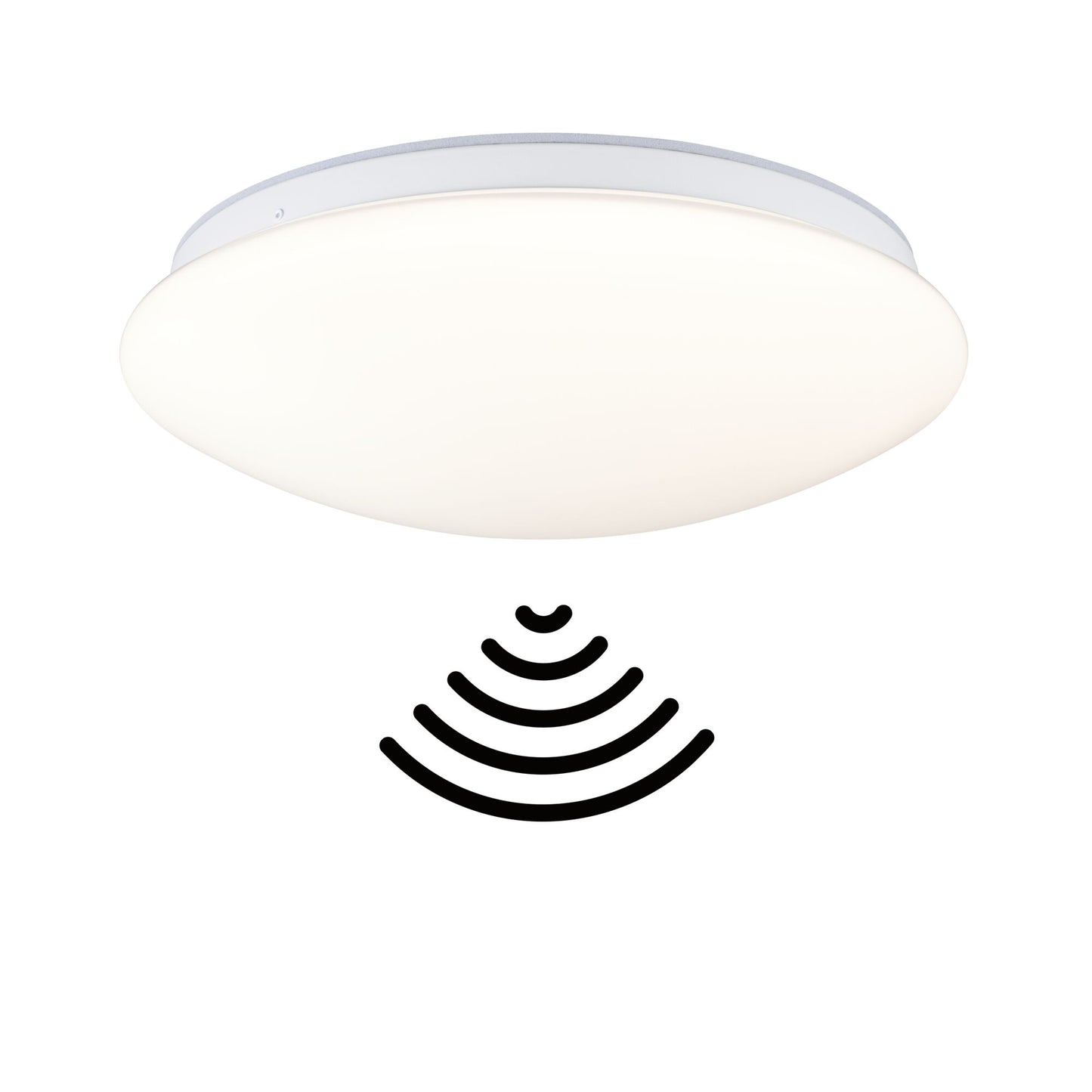 Paulmann LED Deckenleuchte Leonis Dämmerungsgesteuerter Bewegungsmelder (HF) IP44  3000 - 5700K 1750lm 230V 16,5W  Weiß