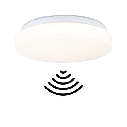 Paulmann LED Deckenleuchte  Dämmerungsgesteuerter Bewegungsmelder (HF) IP44  3000 - 5700K 1750lm 230V 16,5W  Weiß