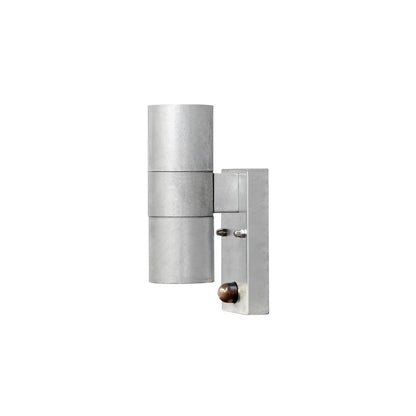 Konstsmide Halogenspot Modena galvanisiert, klares Glas, mit Sensor