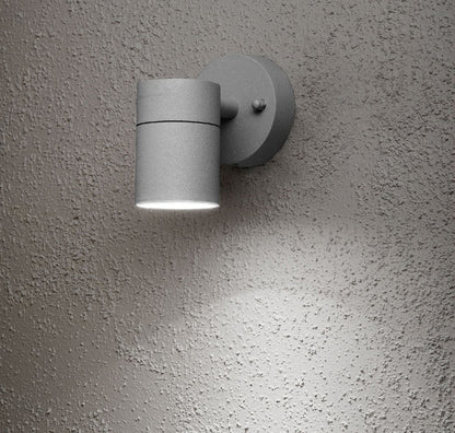 Konstsmide Halogenspot Modena grau, klares Glas