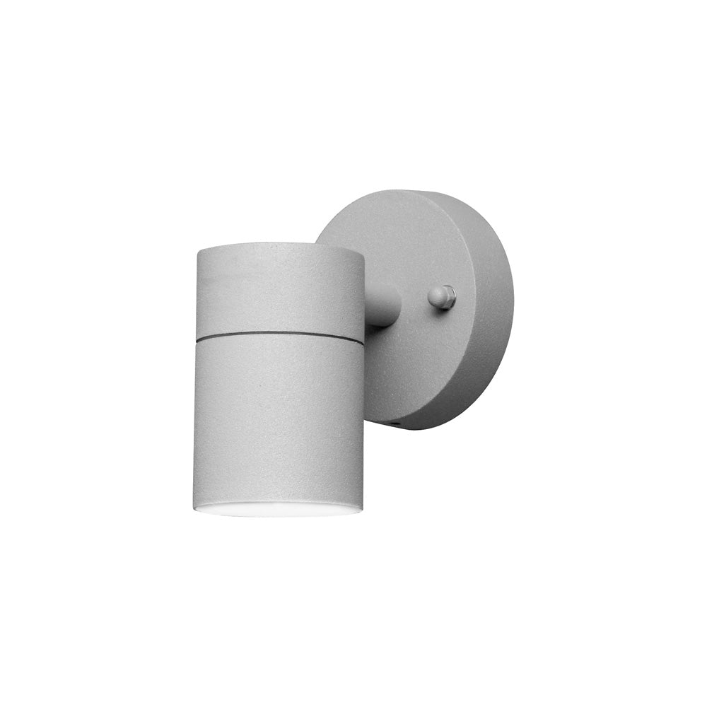 Konstsmide Halogenspot Modena grau, klares Glas