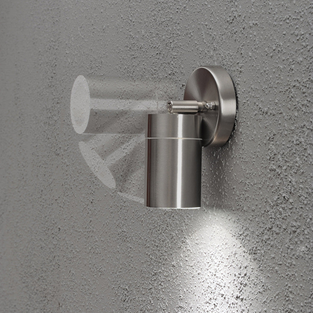 Konstsmide Halogenspot Modena Edelstahl, klares Glas