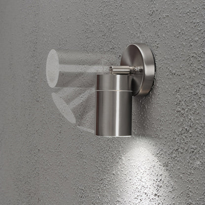 Konstsmide Halogenspot Modena Edelstahl, klares Glas