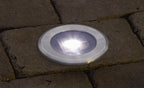 Konstsmide LED Solarbodeneinbaustrahler, Edelstahl, weiße LED
