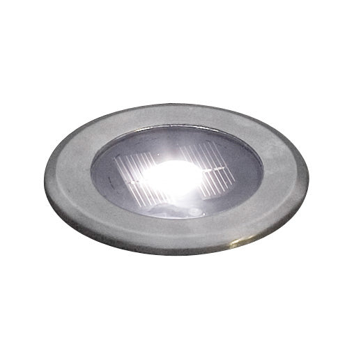 Konstsmide LED Solarbodeneinbaustrahler, Edelstahl, weiße LED