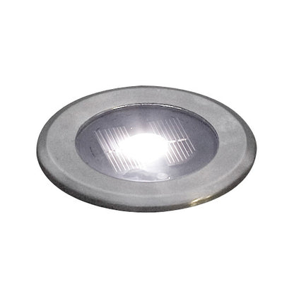Konstsmide LED Solarbodeneinbaustrahler, Edelstahl, weiße LED