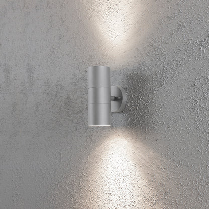 Konstsmide Halogenspot Modena Aluminium, grau, klares Glas