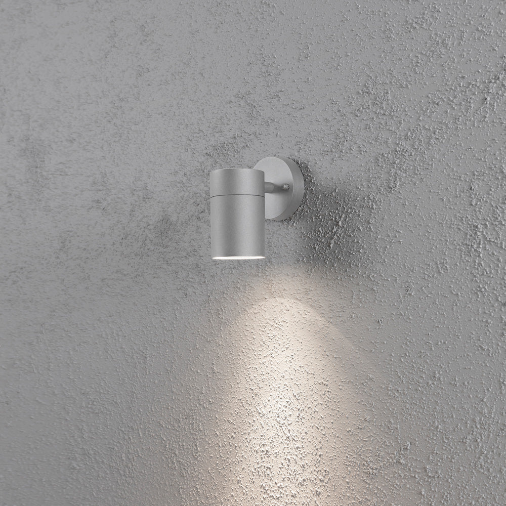 Konstsmide Halogenspot Modena Aluminium, grau, klares Glas