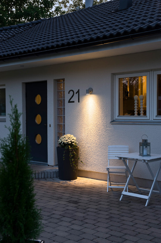 Konstsmide Halogenspot Modena Aluminium, grau, klares Glas