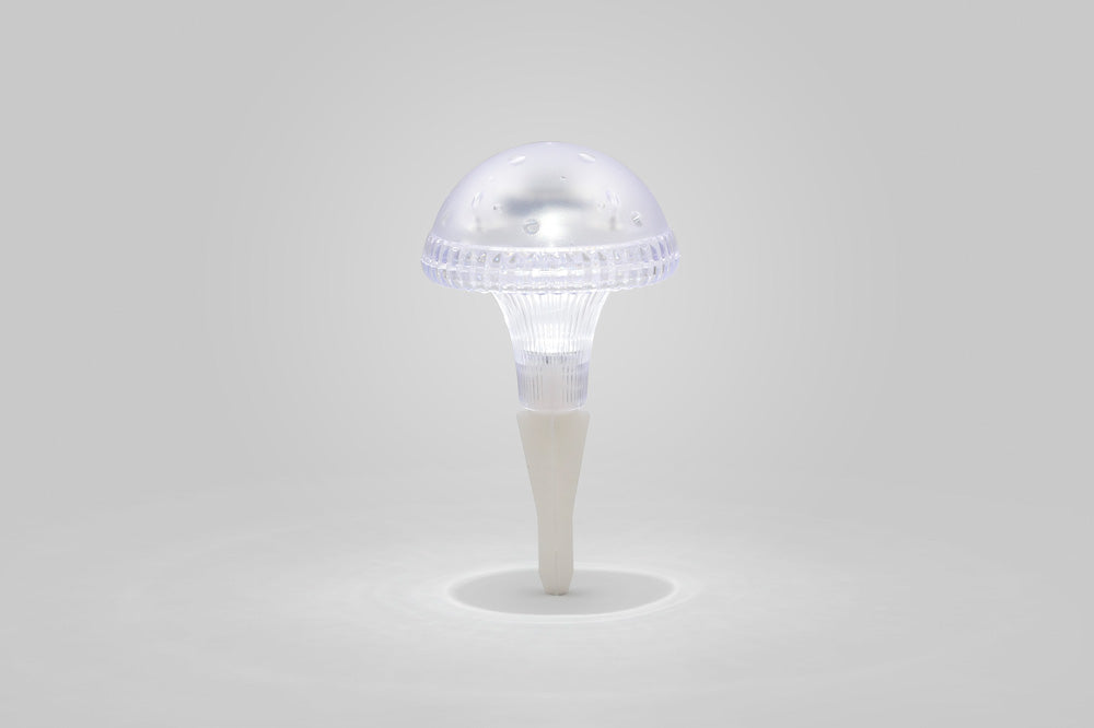 Konstsmide LED Solarleuchte Pilz weiss, Kunststoff