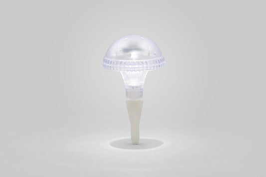 Konstsmide LED Solarleuchte Pilz weiss, Kunststoff